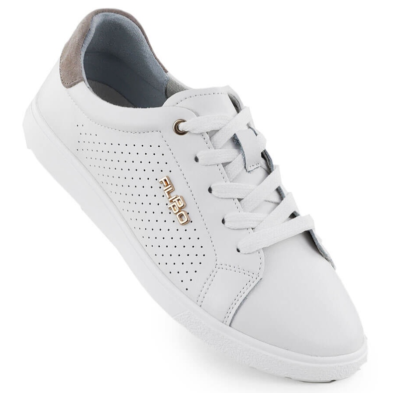 Kožená sportovní bota White Filippo DP6738 bílý Kožená sportovní bota White Filippo DP6738 bílý