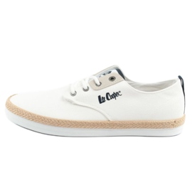 Lee Cooper LCW-25-02-3252M SNIETERS SNIEKERS Pánské espadrilly bílé bílý