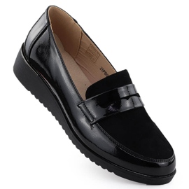 Dámské boty se rozplynuly na platformě Black UNISOFT 9040 černá