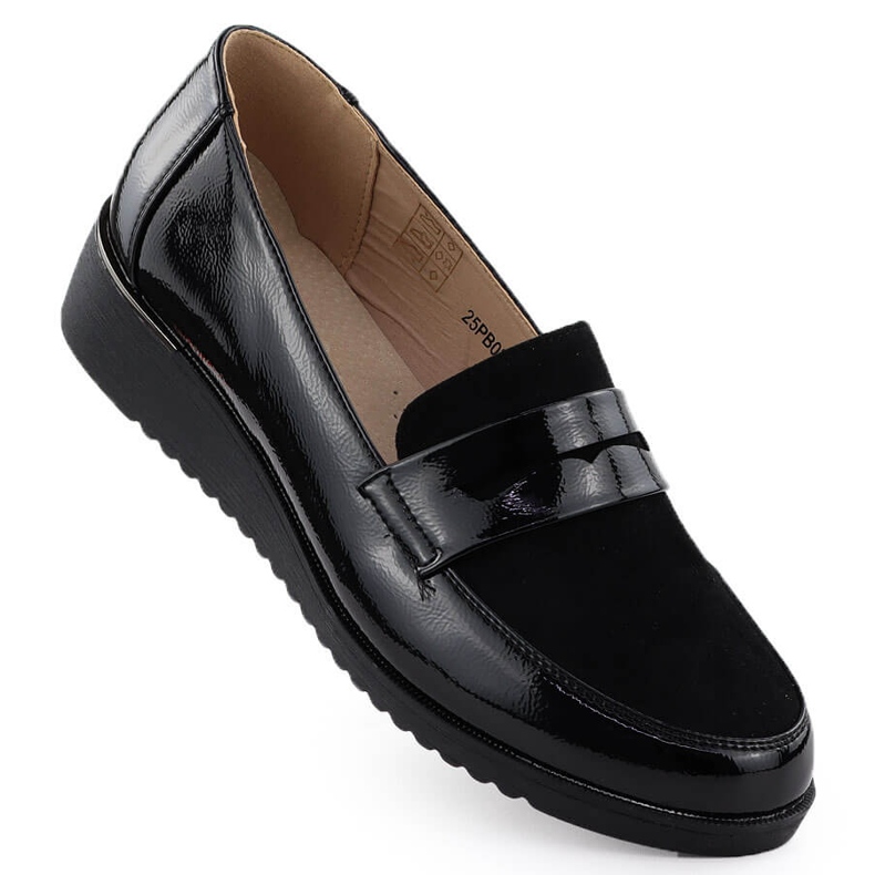 Dámské boty se rozplynuly na platformě Black UNISOFT 9040 černá Dámské boty se rozplynuly na platformě Black UNISOFT 9040 černá