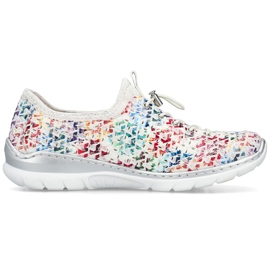 Dámské sportovní boty Openwork White Rieker L3252-90 bílý Dámské sportovní boty Openwork White Rieker L3252-90 bílý