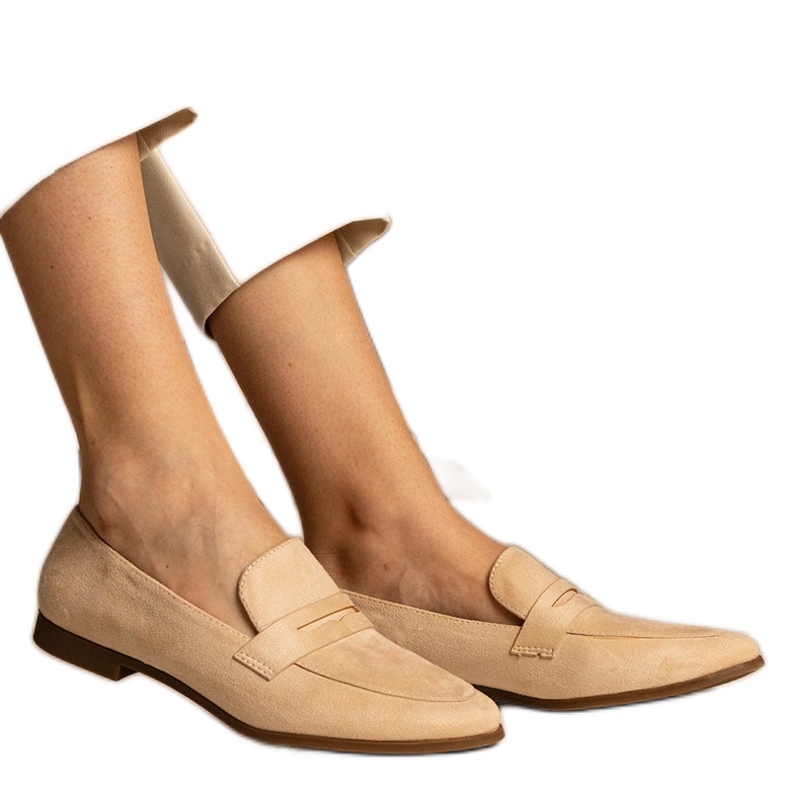 Beige Women Classic Loafers béžový