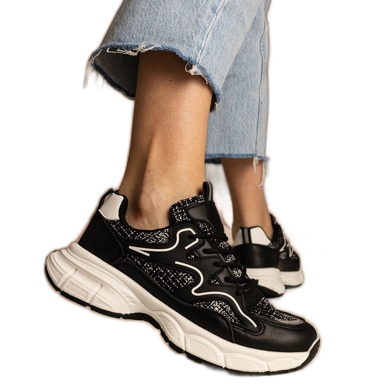 Sportovní tenisky černé tenisky černá Sportovní tenisky černé tenisky černá