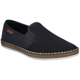 Pánské boty vložené Espadrilles Navy Blue Rieker B5265-14 modrý