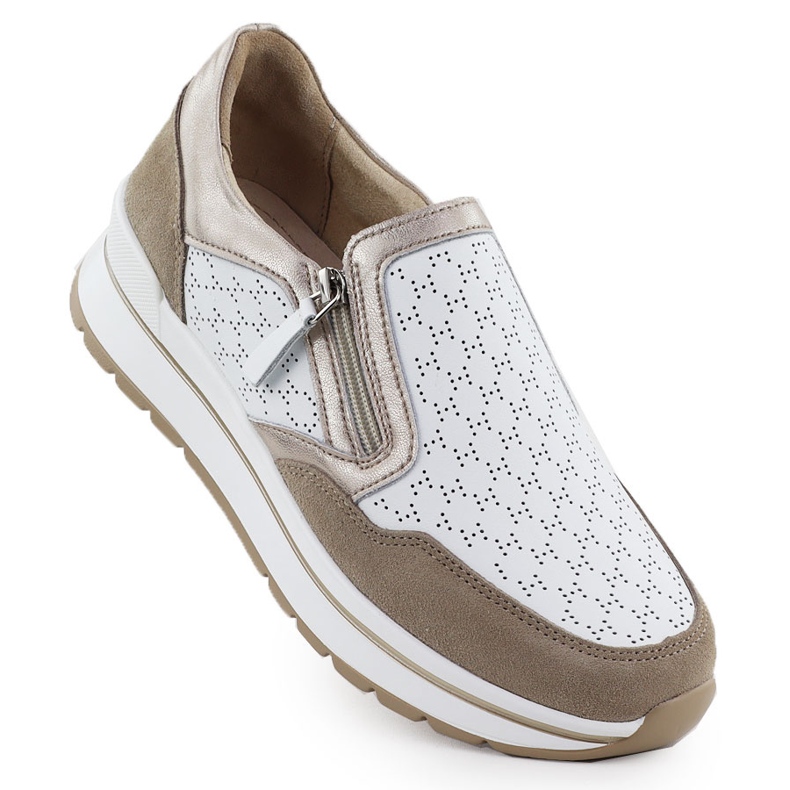 Kožené sportovní boty tenisky bílé filippo dp6777 bílý Kožené sportovní boty tenisky bílé filippo dp6777 bílý