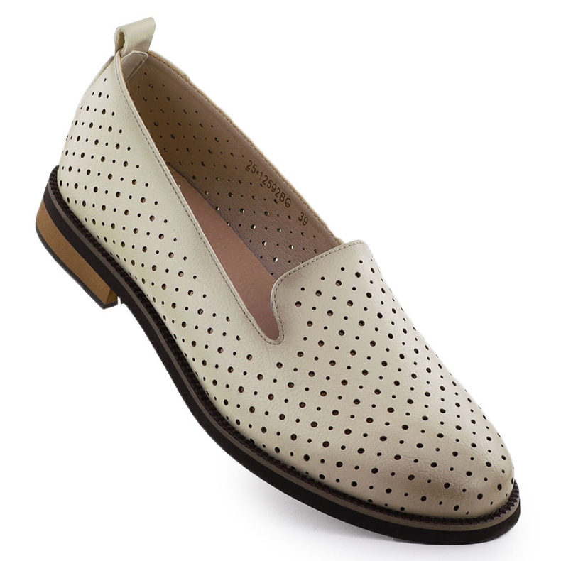 Dámské boty Openwork Lords Beige Potocki SZ12592 béžový