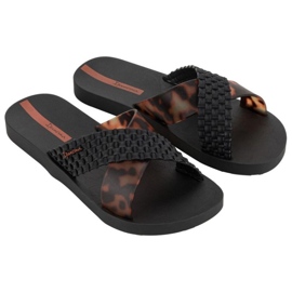 Ipanema Slide Slide 27214 BC402 Black Leopard Flip -Flips černý