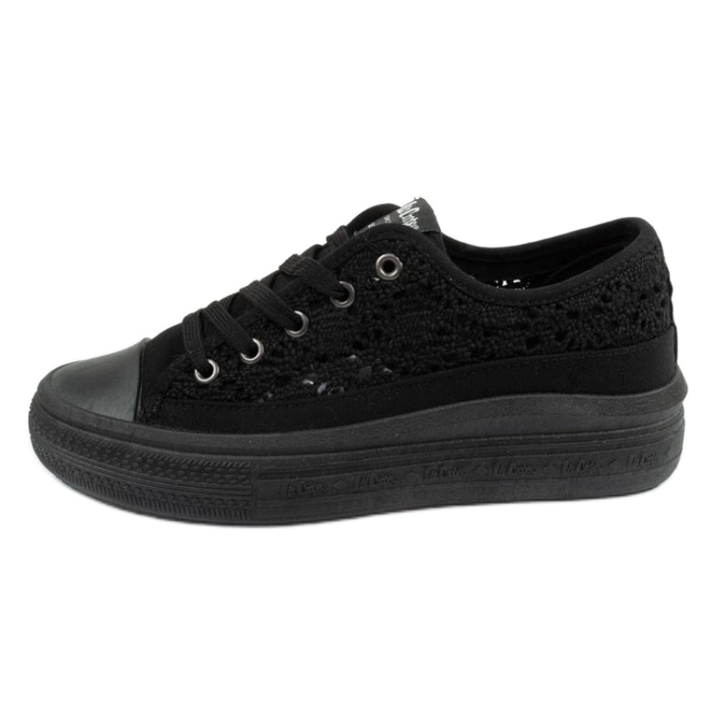 Lee Cooper LCW-23-44-1618L Shoes Black Krajky černá Lee Cooper LCW-23-44-1618L Shoes Black Krajky černá