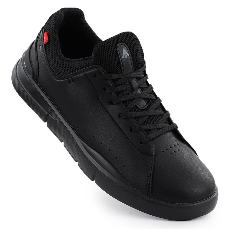 Pánské kožené sportovní boty Black McArthur MC19 černá