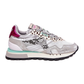 D.Franklin Sneakers Dámské sportovní boty D.Franlin DFSH378006 stříbro