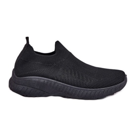 Sklouzl Material Sports Shoes Dámské černé černý