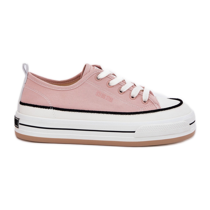 Big Star Dámská velká hvězda NN274207 Pink Sneakers růžový