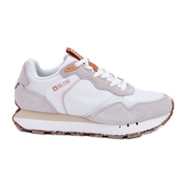 Dámská semišová ženská sportovní bota Big Star RR274235 Hi-Polish Beige System béžový Dámská semišová ženská sportovní bota Big Star RR274235 Hi-Polish Beige System béžový
