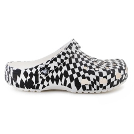 Crocs Classic Warped Checker Clog 211007-103 bílý