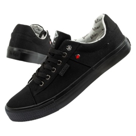Lee Cooper Shoes Men's LCW-22-31-0897M Černé tenisky černý