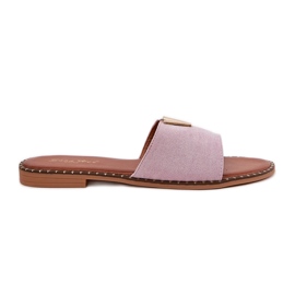 Flip Flip Flip Flip Flip Flip Flip Flip Flip Flops s dekorativními detaily fialová