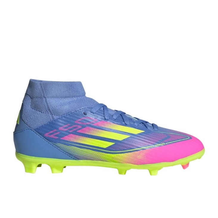 Adidas F50 League FG/MG Mid JP7264 Football Shoes modrý