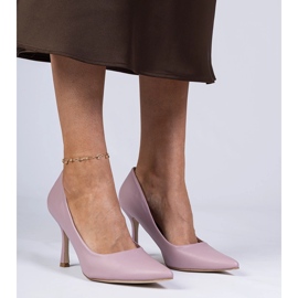 Violet Classic Pumps na ekologickém kolíku fialová