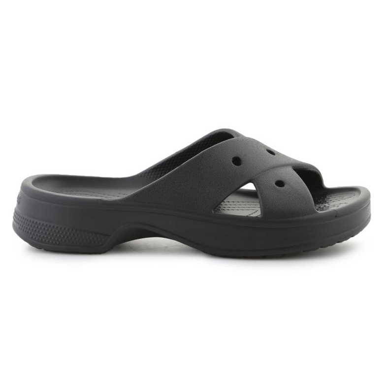 Crocs Classic Womens Cross Strap Flip Flip FLOPS 210840-001 černá