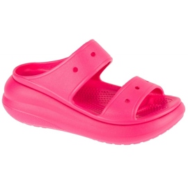 Klasické drtiče Crocs Classic Crush Sandal 207670-6ZQ růžový Klasické drtiče Crocs Classic Crush Sandal 207670-6ZQ růžový