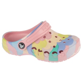 Crocs Baya Sezónní tištěné ucpávky 209728-606 růžový