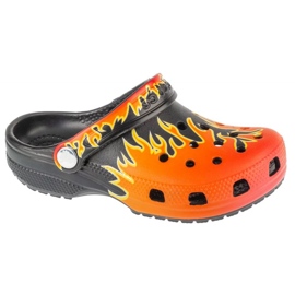 Crocs Classic Flames Clog 210993-0C4 oranžový