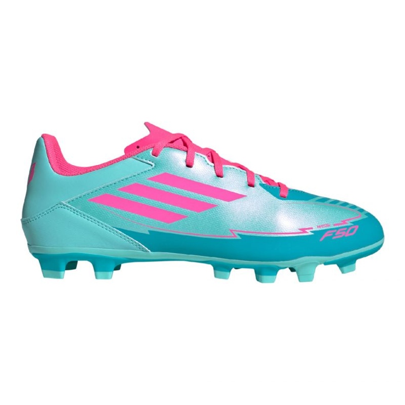 Adidas F50 Club FG/Mg Messi IH0929 Fotbalové boty modrý Adidas F50 Club FG/Mg Messi IH0929 Fotbalové boty modrý