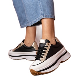 Černé tenisky tenisky na PLATFOTM černý