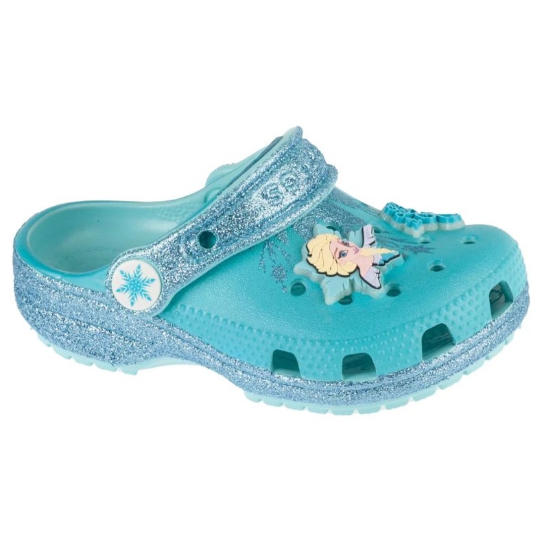 Crocs Classic Frozen Elsa Clog T 210237-90H žabky modrý Crocs Classic Frozen Elsa Clog T 210237-90H žabky modrý