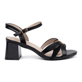 Goodin Sandály na sloupu černé černý
