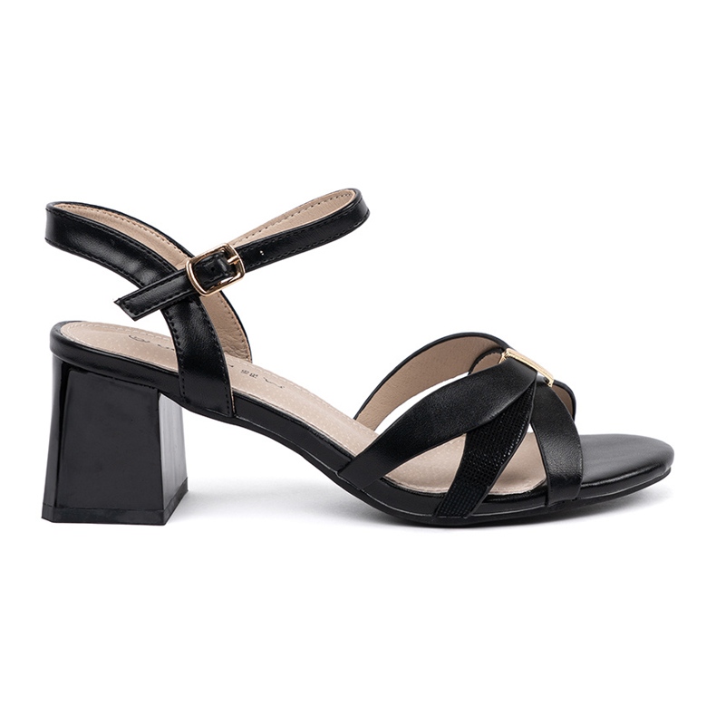 Goodin Sandály na sloupu černé černá