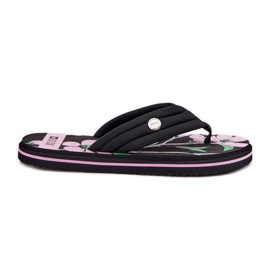 Big Star Japonské ženské žabky velké hvězdy RR274A111 Black černý