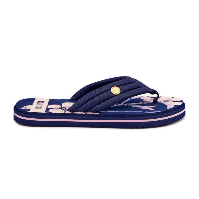 Big Star Japonské žabky na dámské žabky Velká hvězda RR274A109 Navy Blue modrý