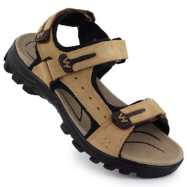 Camel Vanhorn 28302 kožené sandály hnědý