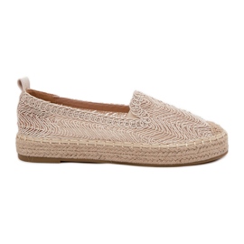 Dámské espadrilles na platformě Vinceza 17392 béžový
