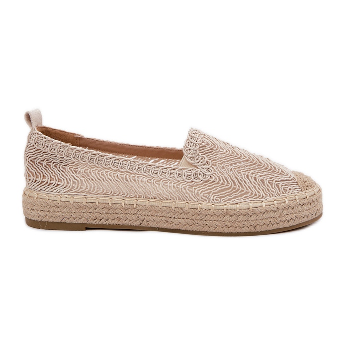 Dámské espadrilles na platformě Vinceza 17392 béžový