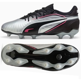 PUMA KING MATCH FG/AG 108320-02 Fotbalové boty stříbro