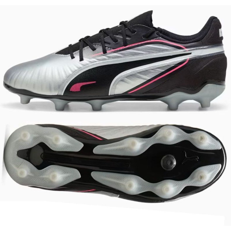 PUMA KING MATCH FG/AG 108320-02 Fotbalové boty stříbrný