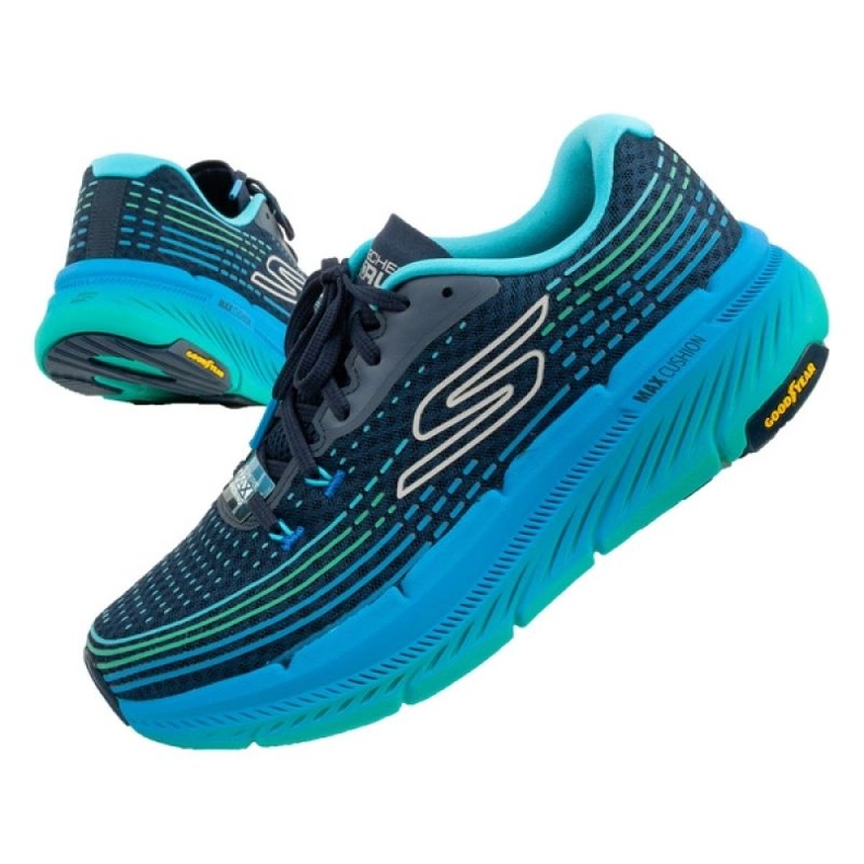 Běžecké boty Skechers Max Cushioning 220835/NVBL modrý