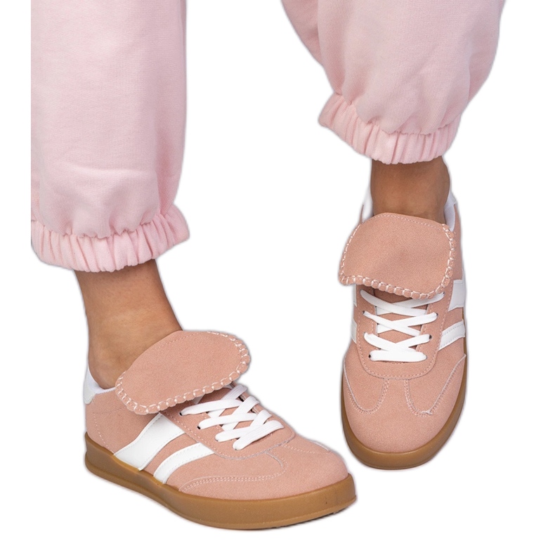 Růžové tenisky dámské sportovní tenisky růžový