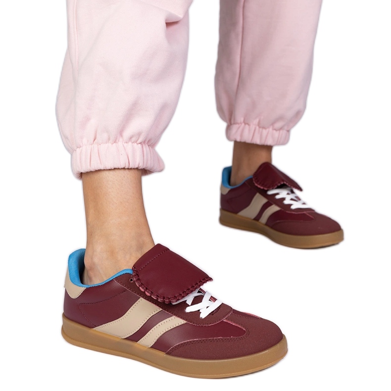 Burgundské tenisky ženské sportovní tenisky červené Burgundské tenisky ženské sportovní tenisky červené