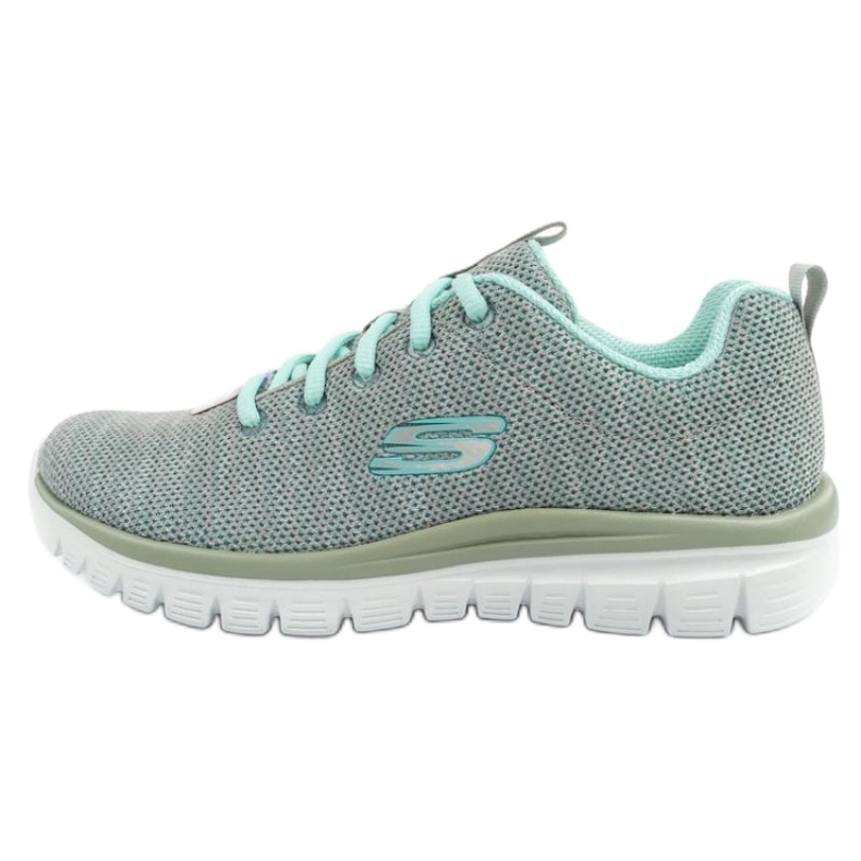 Skechers půvabné zkroucené boty Fortune 12614/gymn šedá Skechers půvabné zkroucené boty Fortune 12614/gymn šedá
