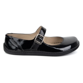 Ballerinas bosé žen Olivier 1286 - kožené boty s přezkou pro každodenní a elegantní stylizace černé černý