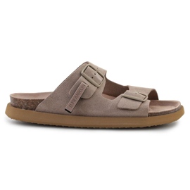 D.Franklin Vibe sandály spony dfsh407001-tup hnědý