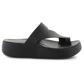 Flip-Flops Crocs Getway Platform Toe Loop 210834-001 černý