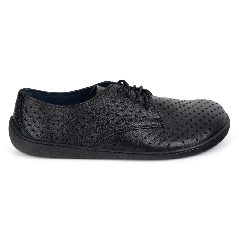 Olivier Dámské bosé minimalistické tenisky s otevřeným dílem 1288POL Black černá