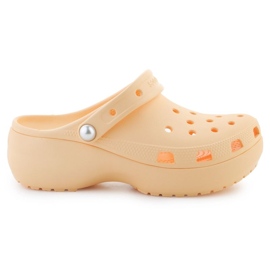 Crocs Classic Platforms Pearl Clog 211231-78Z pomerančový