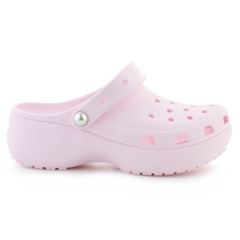 Crocs Classic Platforms Pearl Clog 211231-6W růžový Crocs Classic Platforms Pearl Clog 211231-6W růžový