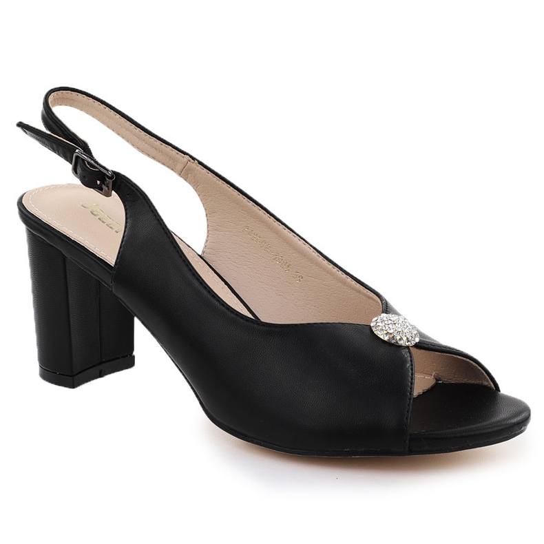 Dámské sandály na Black Jezzi 6985 Post černá