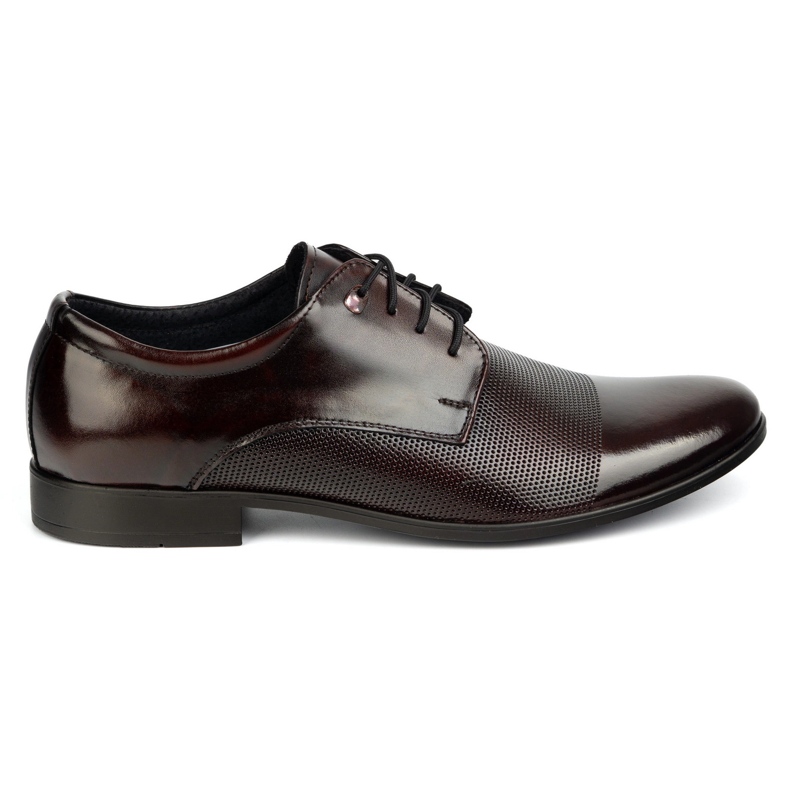 Olivier Elegantní kožená bota 271T2 Cherry červené